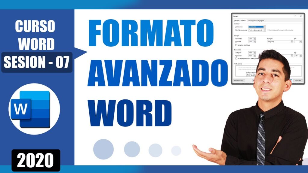 curso gratuito de formatos avanzados para párrafos en Word.