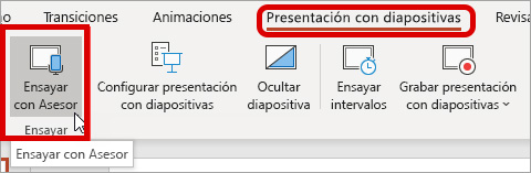 Asesor de Presentación en PowerPoint
