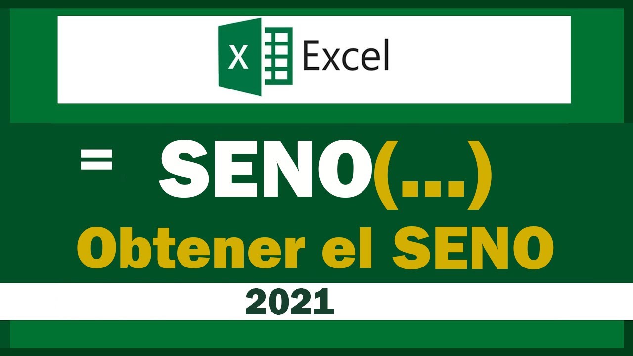 C mo Calcular El Seno En Excel