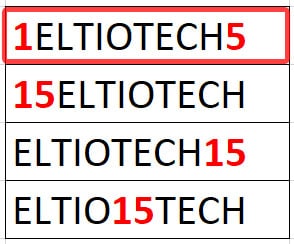 Comodín al inicio y final