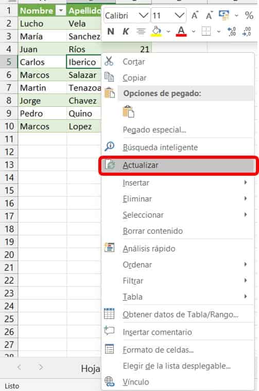 En caso de que aumentes datos al docuemnto en Google, de esta manera puedes actualizarlo en Excel