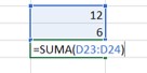Te presentamos el ejemplo de como sumar datos entre celdas en Excel