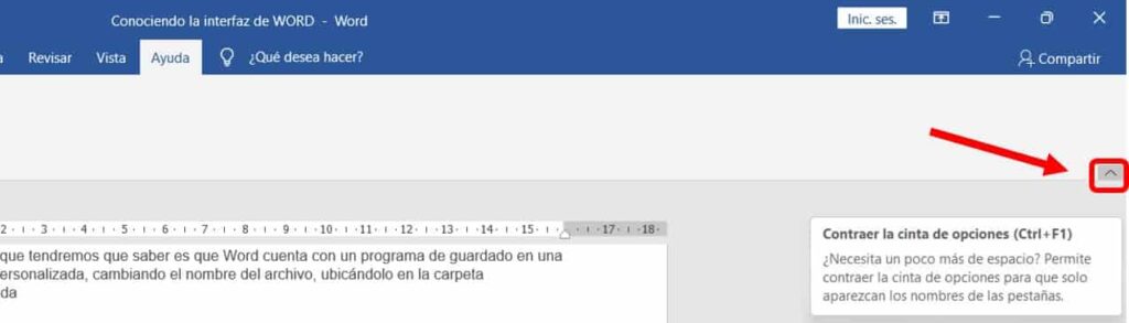 contraer cinta de opciones