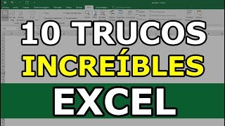 miniatura de 10 trucos increíbles en Excel