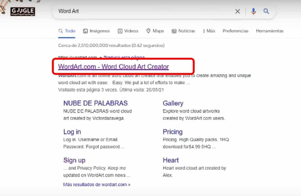 En internet podremos encontrar mil formas para hacer una nube de palabras una mejor que otra, por eso también te traemos esta excelente página para crearlas