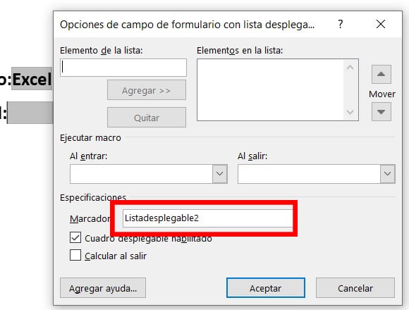 ListaDesplegable2