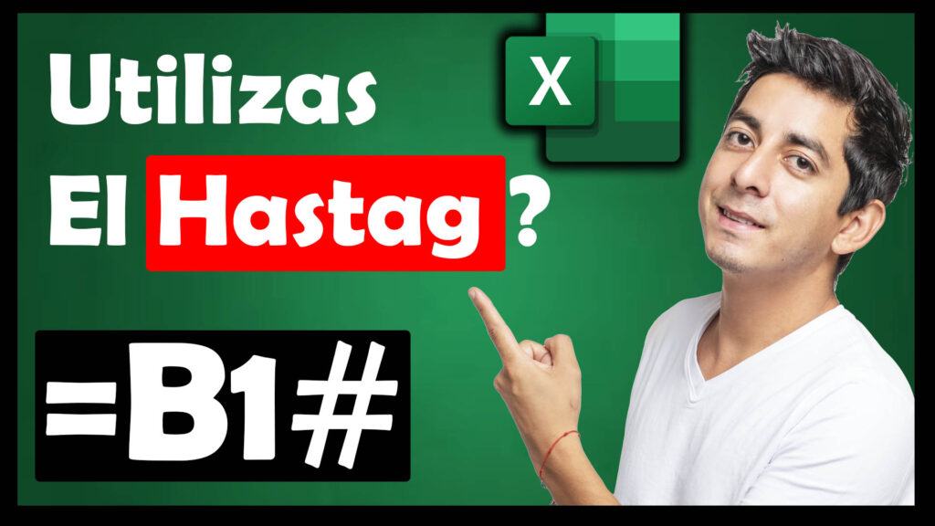 usando la almohadilla de excel
