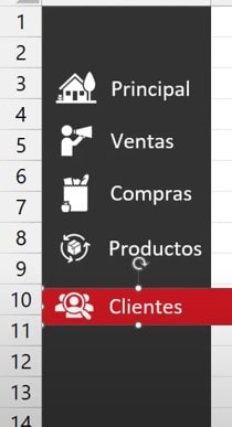 Ubicamos la barra en este caso “Roja” en secuencia para dar la sensación de animación interactiva