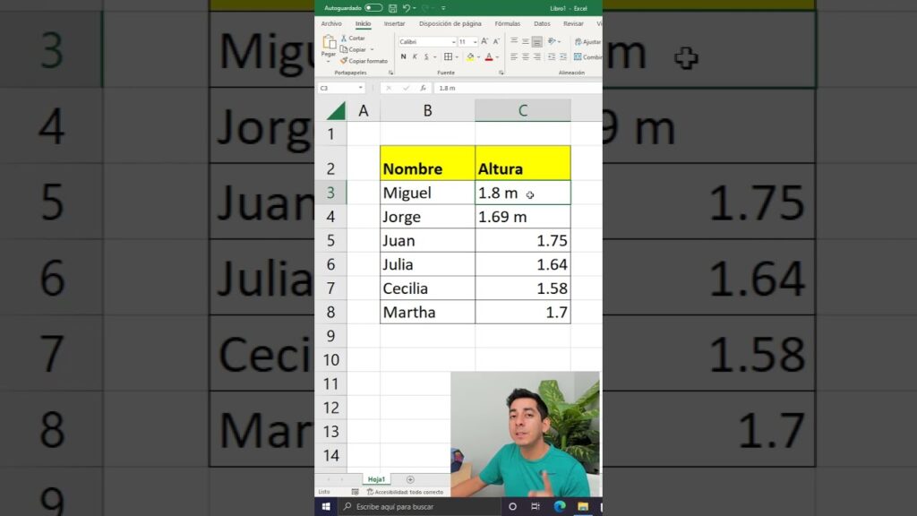 miniatura de como poner unidades de medida en números Excel