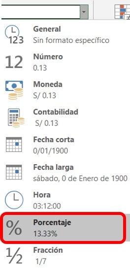 formato de números
