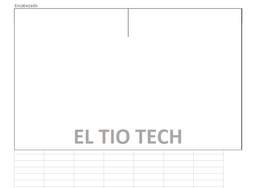 marca de agua en Excel