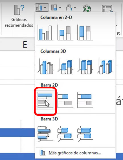crear barra de datos