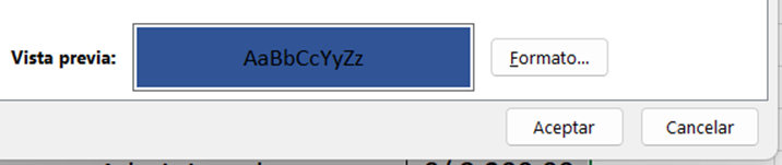 formato condicional de color