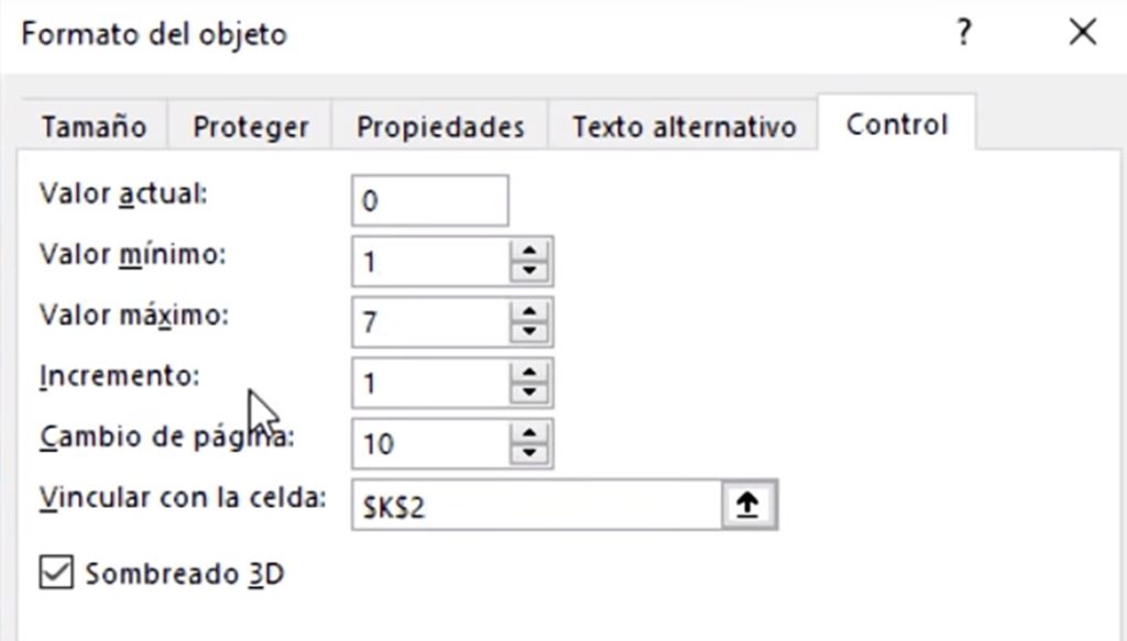 formato del objeto